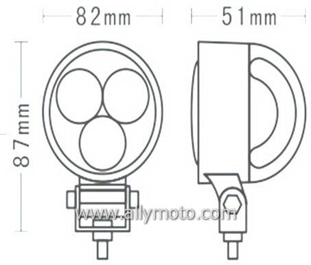 15W LED Driving Light Work Light 1009